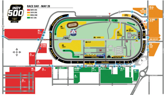 Track Map | Indianapolis 500 | Indianapolis Motor Speedway