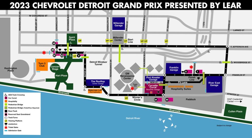 Track Map Ed Carpenter Racing